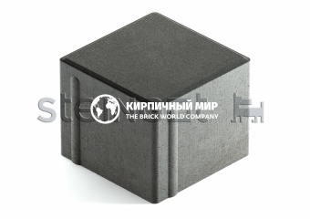 Steingot тротуарная плитка Стандарт СИТИ 80 Квадрат, 100х100х80 красная