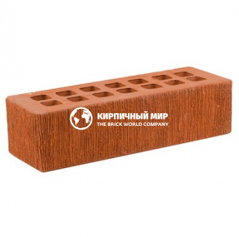 Кирпич облицовочный Евро "Красный" Бархат 0,7 НФ