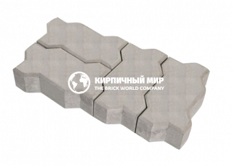 Тротуарная плитка «Волна»