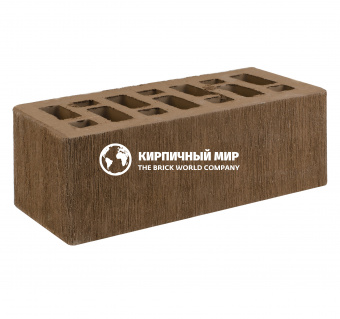 Кирпич полуторный облицовочный "Коричневый" 1,4 НФ Бархат
