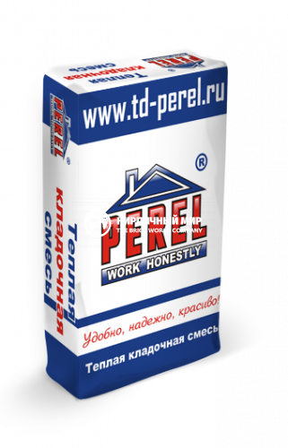 Perel ТЕПЛОИЗОЛЯЦИОННАЯ КЛАДОЧНАЯ СМЕСЬ TKS 2020 «лето» (усиленная), 25 кг