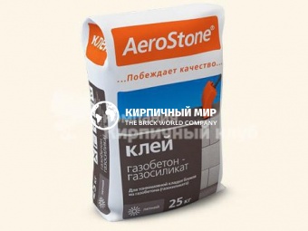 AeroStone КЛЕЙ ДЛЯ ПОРИСТЫХ СТЕНОВЫХ БЛОКОВ, 25 кг