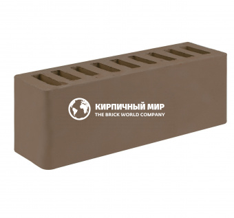 Кирпич полуторный облицовочный Евро "Коричневый" 0,96 НФ