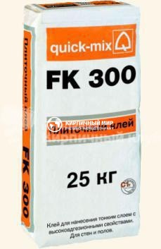 Quick-mix FK 300 ПЛИТОЧНЫЙ СТАНДАРТНЫЙ, 25 кг